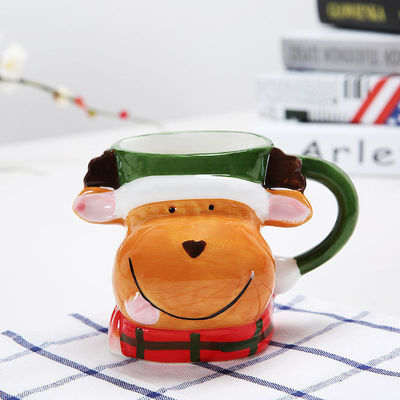 400 ml de céramique de Noël Vacation Moose tasses à café 3D Père Noël Homme de neige Design renne
