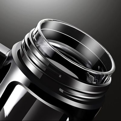 Manche antidérapant Portable 580ml Bouteille d'eau en verre avec isolation et conception étanche