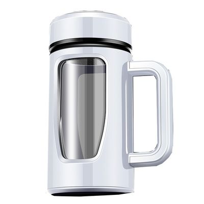 Bouteille d'eau de design classique avec double couche d'isolation et poignée en verre antidérapant