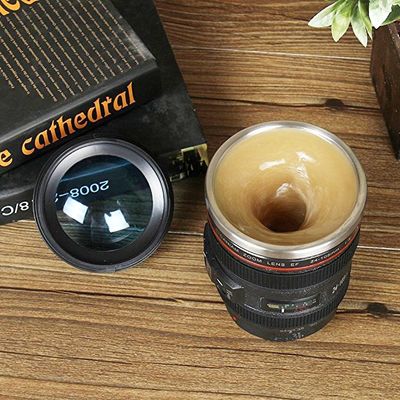 253.4g Bouteille de photographe de voyage à agitation rotative automatique avec un design attrayant