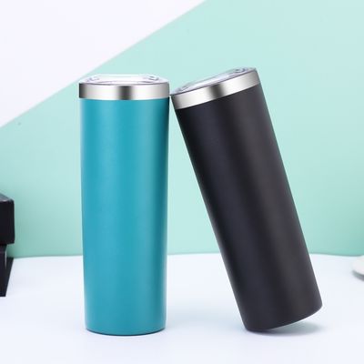 Logo personnalisé tasse de voyage isolée à la paille créative pour garder la boisson chaude froide capacité 20 oz