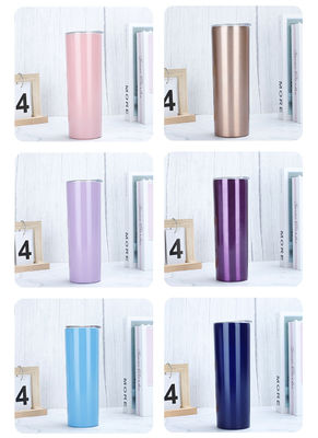 Logo personnalisé tasse de voyage isolée à la paille créative pour garder la boisson chaude froide capacité 20 oz