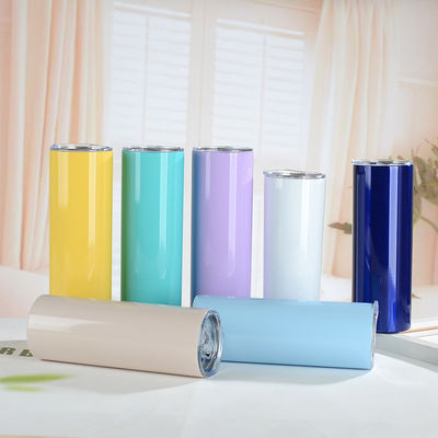 Coupe de voyage en acier inoxydable 304 durable avec paille isolée et capacité personnalisable