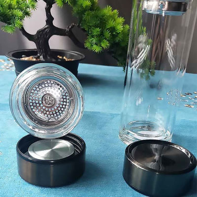 Coupe en verre épaissie à double couche résistant à la chaleur pour la séparation de la fabrication du thé HBL-W-300-108-A