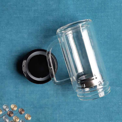 Bureau doit avoir une tasse de verre à haute teneur en borosilicate avec filtre modèle de produit HBL-400B-46