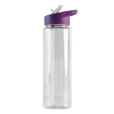 500 ml de mélangeur de protéines portable sans BPA avec logo personnalisé et paille