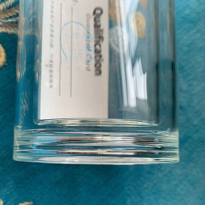 Bouteille en verre transparent double paroi Bouteille d'eau pour les femmes Impression personnalisée