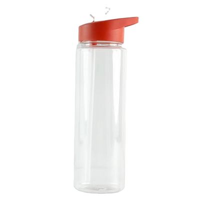 25 oz Tritan Coupe en plastique écologique Portable coloré sans BPA Bouteille de shaker sportif clair avec paillettes à rouleaux