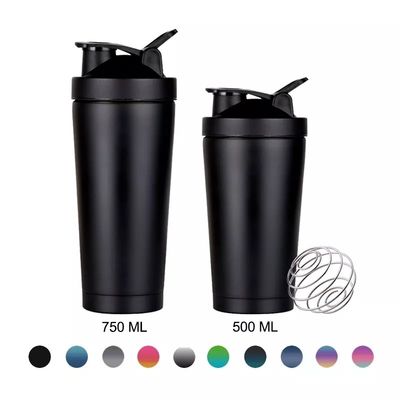 Garder la boisson chaude froide 6-12 heures 700 ml Grande capacité Logo personnalisé Bouteille de shaker de fitness