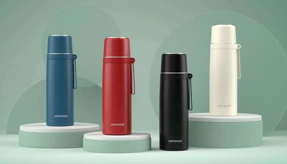 Bouteilles sous vide Thermoses Boissons Type 500 ml Bouteille d'eau en acier inoxydable avec logo personnalisé