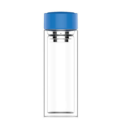 Bouteille d'eau en verre avec filtre à thé