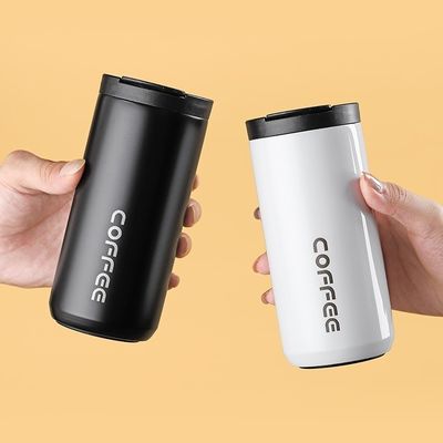 Étain inoxydable 350/500ml Logo personnalisé Portable étanche à vide Coupe de café isolée