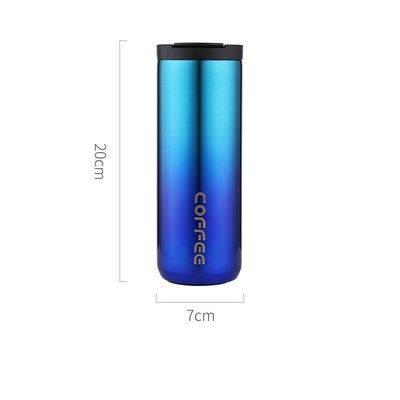 Étain inoxydable 350/500ml Logo personnalisé Portable étanche à vide Coupe de café isolée