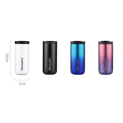 Étain inoxydable 350/500ml Logo personnalisé Portable étanche à vide Coupe de café isolée