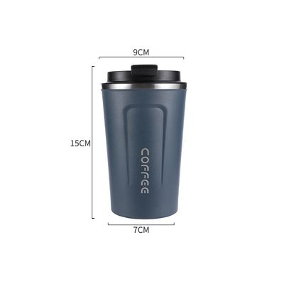 Coupe de café à vide en acier inoxydable à usage réutilisable, facile à nettoyer