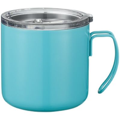 Bouteille d'eau isolée sous vide en acier inoxydable de 380 ml pour bureau sans plastique