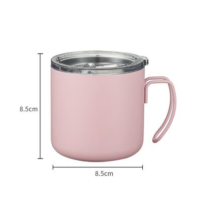 Bouteille d'eau isolée sous vide en acier inoxydable de 380 ml pour bureau sans plastique