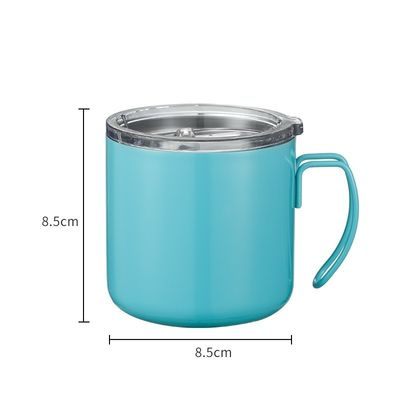 Bouteille d'eau isolée sous vide en acier inoxydable de 380 ml pour bureau sans plastique