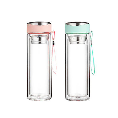 Style de design classique 320ml borosilicate double paroi isolation tasse de café pour adultes