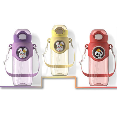 690ml Capacité True Blue Colorful Portable Coupe imperméable avec couvercle élastique et corde