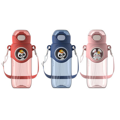 690ml Capacité True Blue Colorful Portable Coupe imperméable avec couvercle élastique et corde