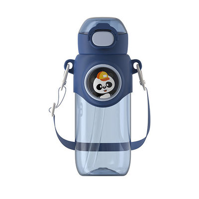 690ml Capacité True Blue Colorful Portable Coupe imperméable avec couvercle élastique et corde