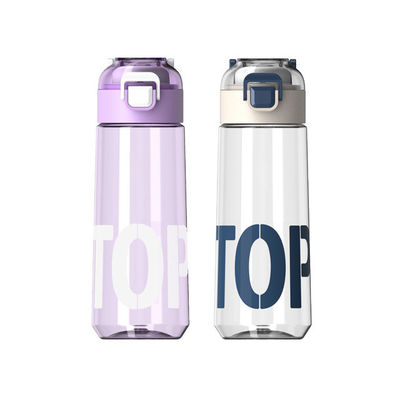 Bouteille d'eau en plastique Tritan de 480 ml avec eau bouillante et horodatage