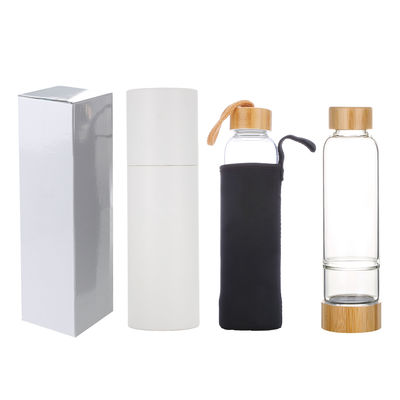 Bouteille d'eau en verre de design professionnel avec cristal et pierres précieuses Capacité 500ml