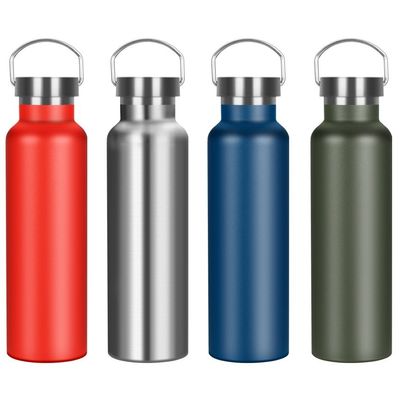 Bouteille de sport isolée avec couvercle Bouteille d'eau en acier inoxydable personnalisée de 500 ml