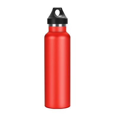 Bouteille d'eau à vide en acier inoxydable 750 ml Bouteille de sport isolée en métal à double paroi avec couvercle