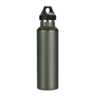 Bouteille d'eau à vide en acier inoxydable 750 ml Bouteille de sport isolée en métal à double paroi avec couvercle