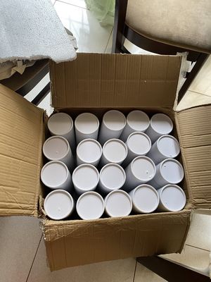 Bouteille d'eau en verre de pierre de cristal recyclable avec un design élégant pour les filles 500 ml Portable