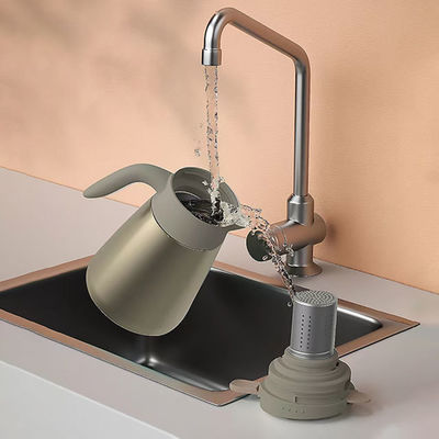Bouilloire d'eau électrique Touch frais bouilloire sans fil 2023 double mur en acier inoxydable