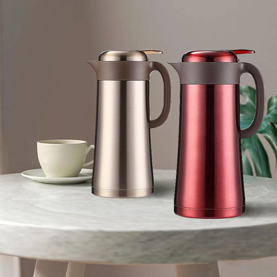 Bouilloire électrique sous vide 2.2L 1500W Anti-séchage Rouge Noir ménage 304 en acier inoxydable