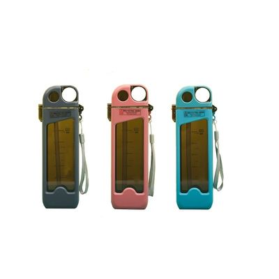 Coupe de sport personnalisée avec paille et capacité ligne 350ml Bouteille d'eau en plastique carré