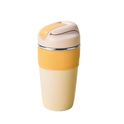 350 ml 480 ml mignon tasse de voyage à double paroi café isolé tumbler vide tasse thermique avec paille