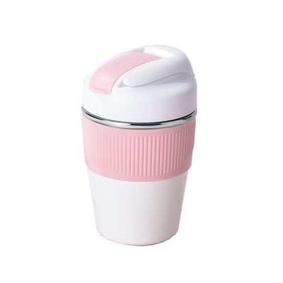350 ml 480 ml mignon tasse de voyage à double paroi café isolé tumbler vide tasse thermique avec paille