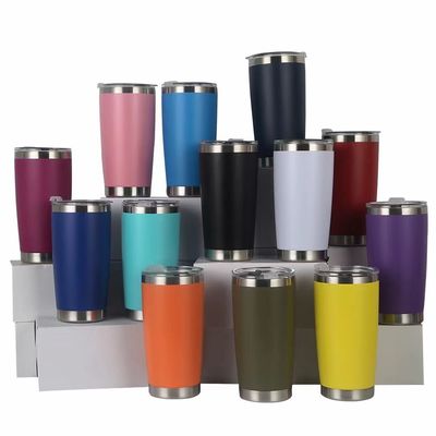 Dispositif personnalisable en acier inoxydable 20 oz Dispositif isolant avec couvercle pour les voyages