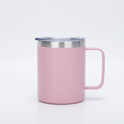 304 en acier inoxydable 12OZ bureau isolé tasse de café bière avec poignée aspirateur