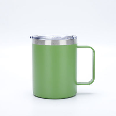 304 en acier inoxydable 12OZ bureau isolé tasse de café bière avec poignée aspirateur