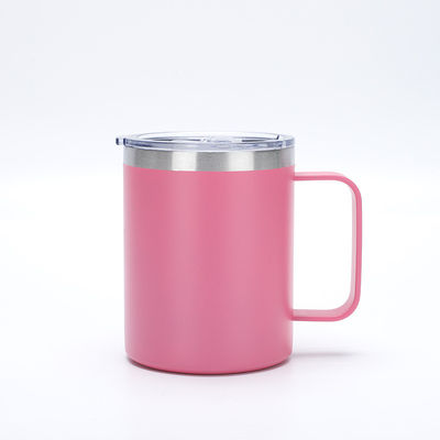 304 en acier inoxydable 12OZ bureau isolé tasse de café bière avec poignée aspirateur