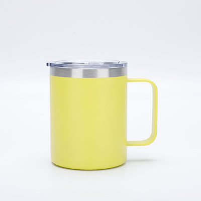 304 en acier inoxydable 12OZ bureau isolé tasse de café bière avec poignée aspirateur