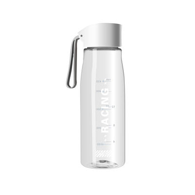 Facile à transporter 500 ml 650 ml bouteille d'eau en plastique Logo personnalisé Coloré avec corde