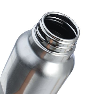 500g Bouteille à eau métallique à grande capacité à paroi unique bouteille thermos portable imperméable