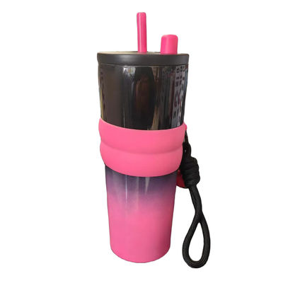 Eco-friendly 710ml en acier inoxydable Moussin de café de voyage aspirateur isolé et réutilisable