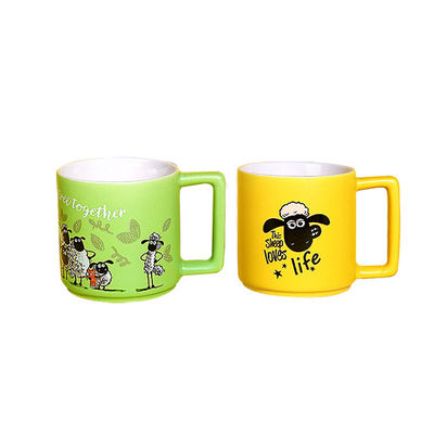 Logo personnalisé Acceptable Sublimation Blanc Latte Café Moderne Luxe tasses en porcelaine pour petit ami