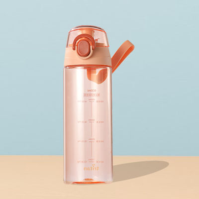 Bouteille d'eau de Tritan de 600 ml pour la plage poudre de sport portable résistant à haute température