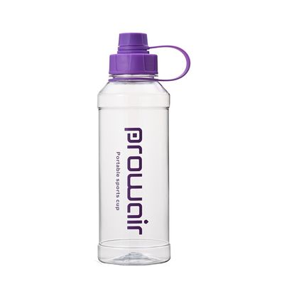 1000 ml de tasse d'eau en plastique avec couvercle bouteille de boisson porteuse écologique
