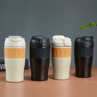 500 ml en acier inoxydable double mur portable tumbler avec couvercle de paille pour la couleur personnalisée en extérieur