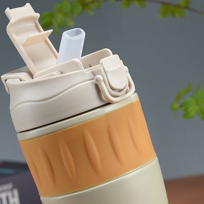 500 ml de tampon à vide isolant en acier inoxydable à double paroi avec capacité de paille 500 ml